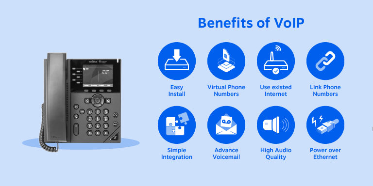 What are the top advantages of VoIP for businesses?